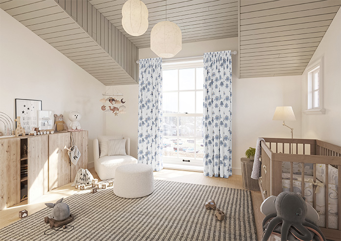 Robo Town, Cyborg Grey - Made to Measure Curtains - Image 7